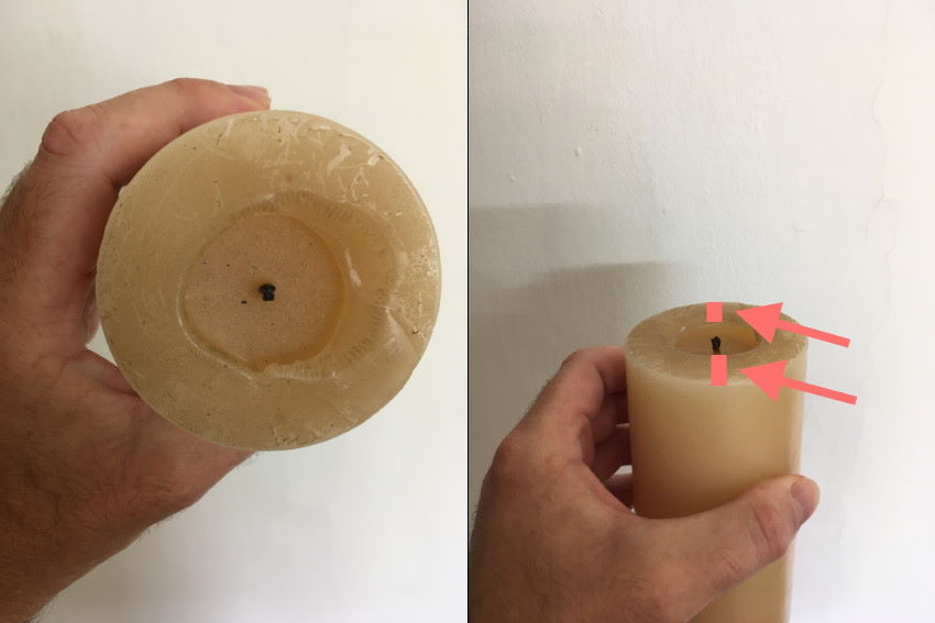 בפרספקטיבה, המשטח הרחוק ייראה קטן יותר