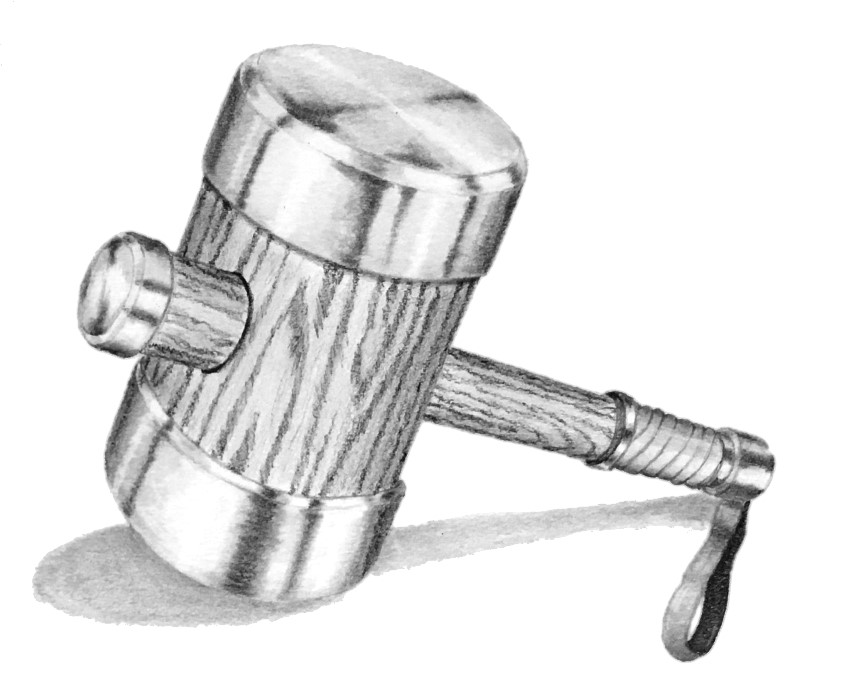 ציור בעיפרון מהדמיון של פטיש קרב