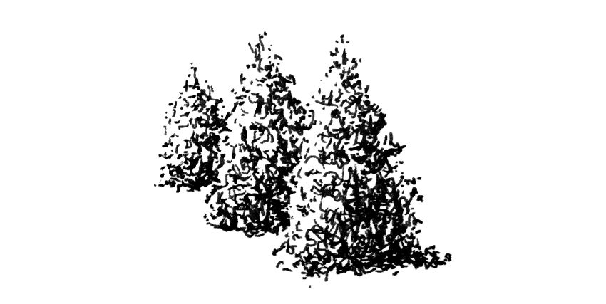 רישום בעט של גוף המסתיר גוף אחר