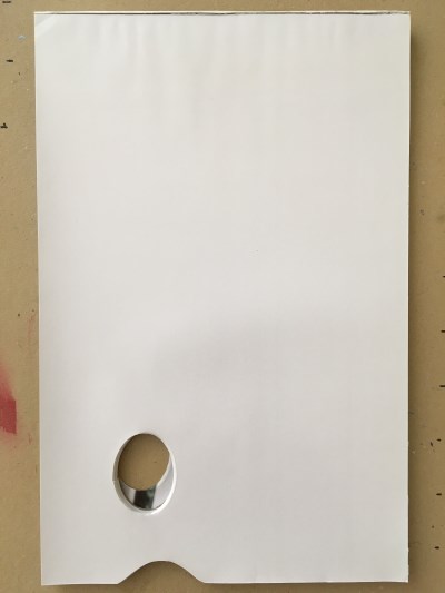 פלטת נייר חד-פעמית לערבוב צבעי שמן