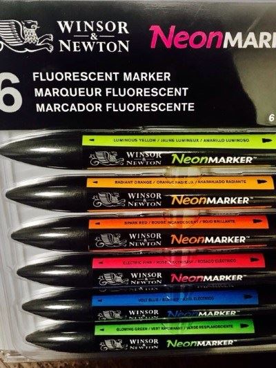 מרקרים לציור וצביעה של פרומרקר בגוונים של ניאון