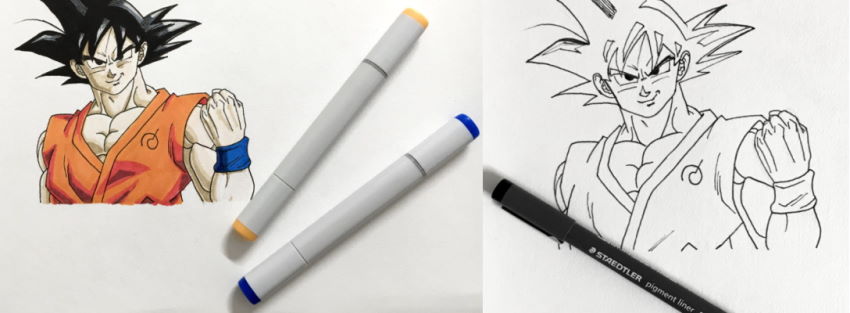 דוגמאות לציור דמויות קומיקס מהתבוננות