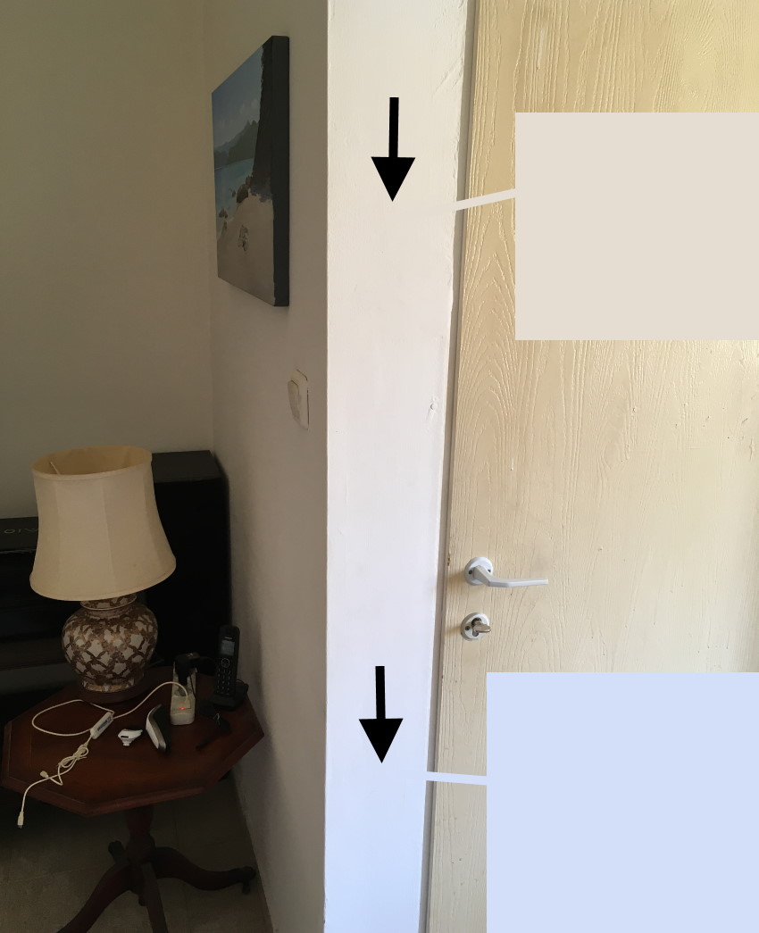 מעבר בטמפרטורה של צבעי הקיר