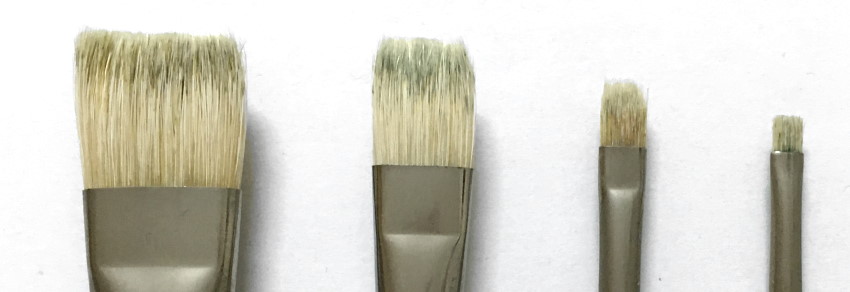 מכחולים ברייט לצבעי שמן