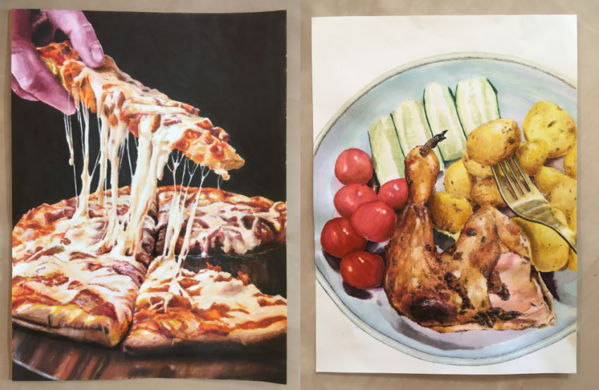 ציורים ריאליסטיים עם מרקרים, עדי ליברמן