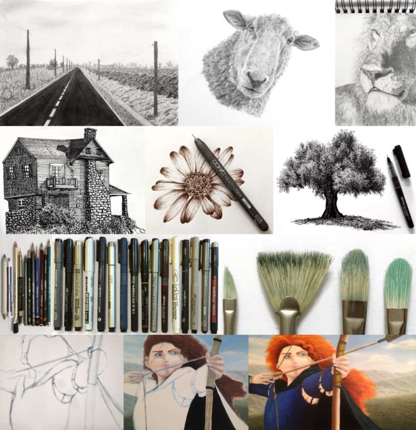 דוגמאות לציורים מהבלוג