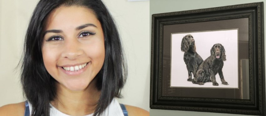 דיוקנאות של כלב וחתול על ידי סאמה מרטין