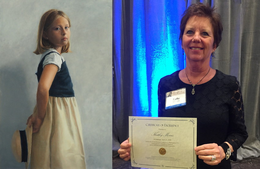 קתי מוריס והדיוקן עטור הפרסים שלה