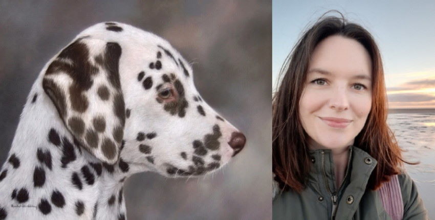 רייצל סטריבלינג ודיוקן כלב