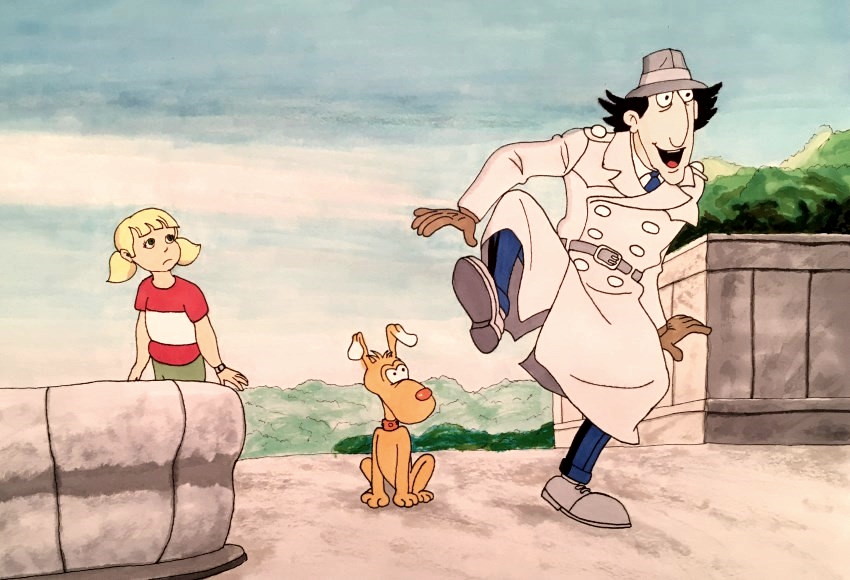 ציור קומיקס של חושחש הבלש, אינספקטור גאדג'ט