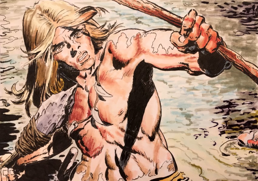 ציור קומיקס ראהאן