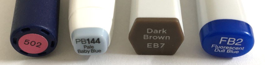 צבעו של המרקר יהיה כתוב על הפקק