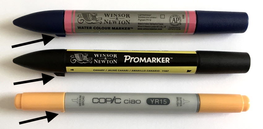 מעצור המונע את גלגול המרקר על משטח העבודה