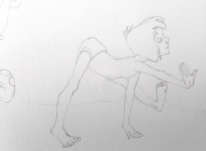 רישום בעיפרון של מוגלי, ספר הגונגל