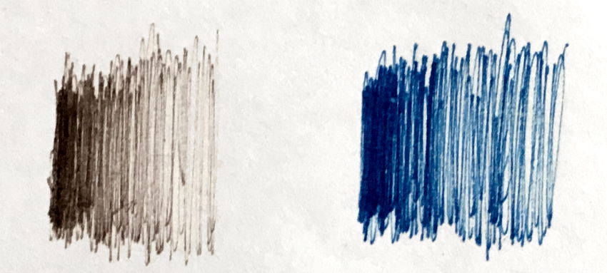 מעברים בערכי בהירות עם עטים צבעוניים