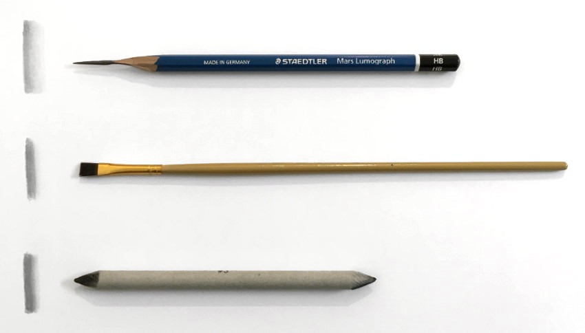 כיצד ליצור שוליים רכים עם גרפיט