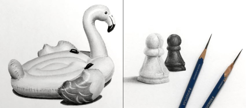 אובייקטים מהמדריך שלי לציור טקסטורה