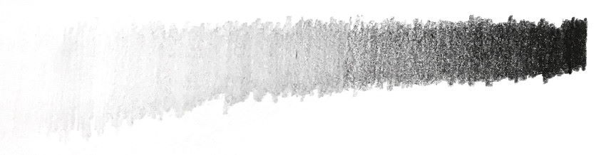 ערכי בהירות עם עיפרון, מבהיר לכהה