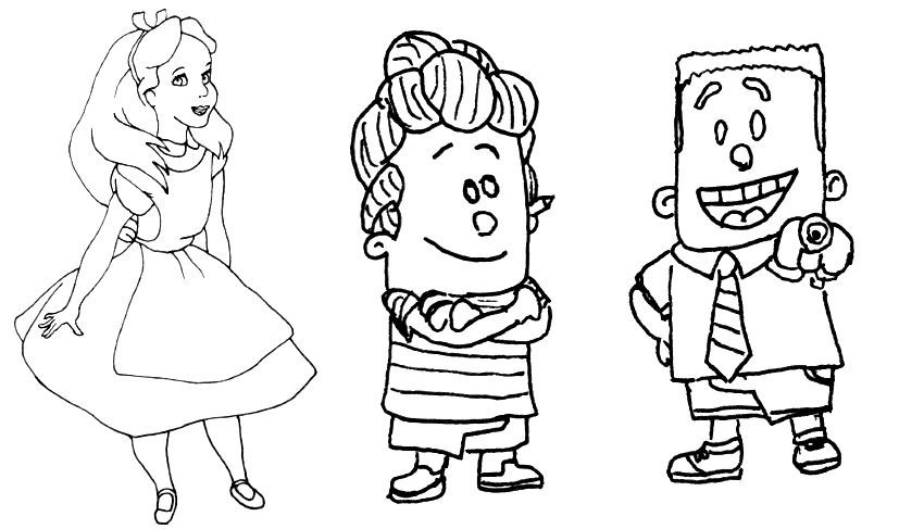 ציור דפי צביעה מהתבוננות