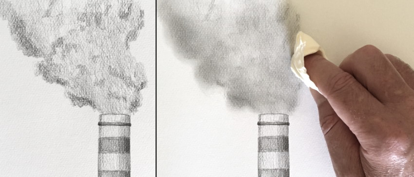 יצירת שוליים או קצוות רכים בעזרת נייר או בד