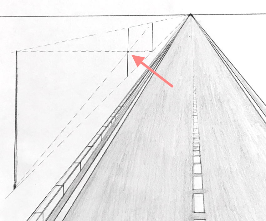 מציאת האמצע בפרספקטיבה עבור הוספת עמוד