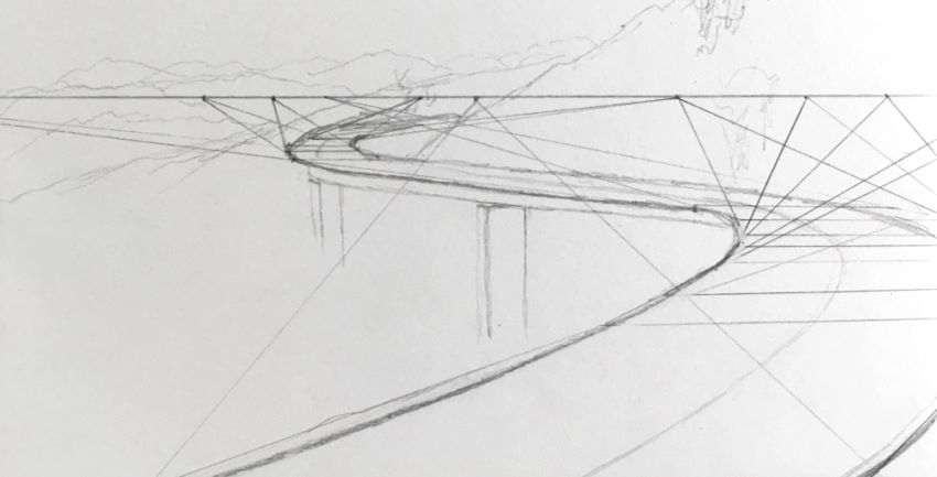 עיקול קווים עבור שביל