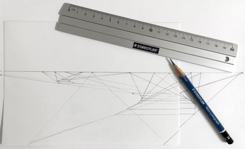 שימוש בדף נוסף לציור אזורים מחוץ לדף