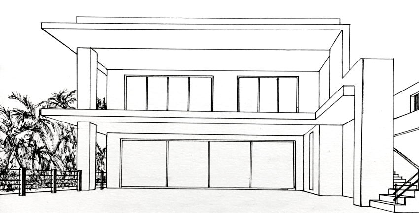 רישום בעט של וילה בנקודת מגוז אחת