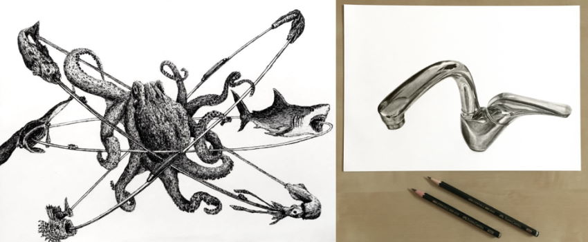 מדריך לציור אובייקטים מורכבים כדוגמת טורוס