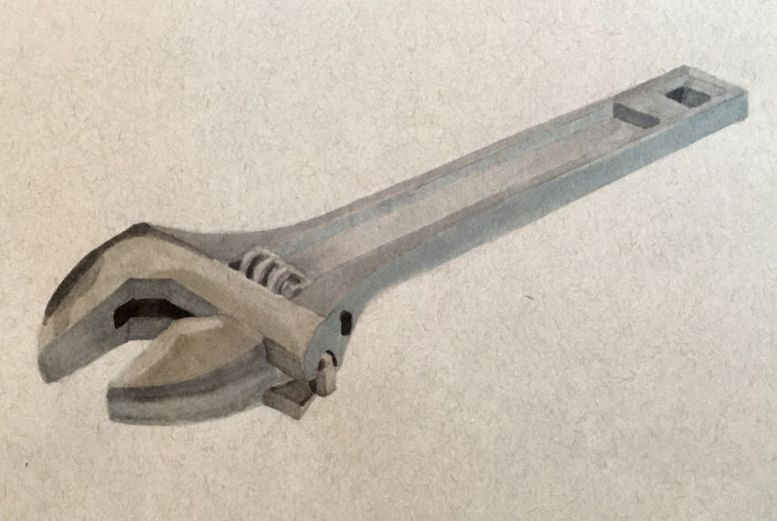 ציור שטוח בגלל חוסר בניגודיות